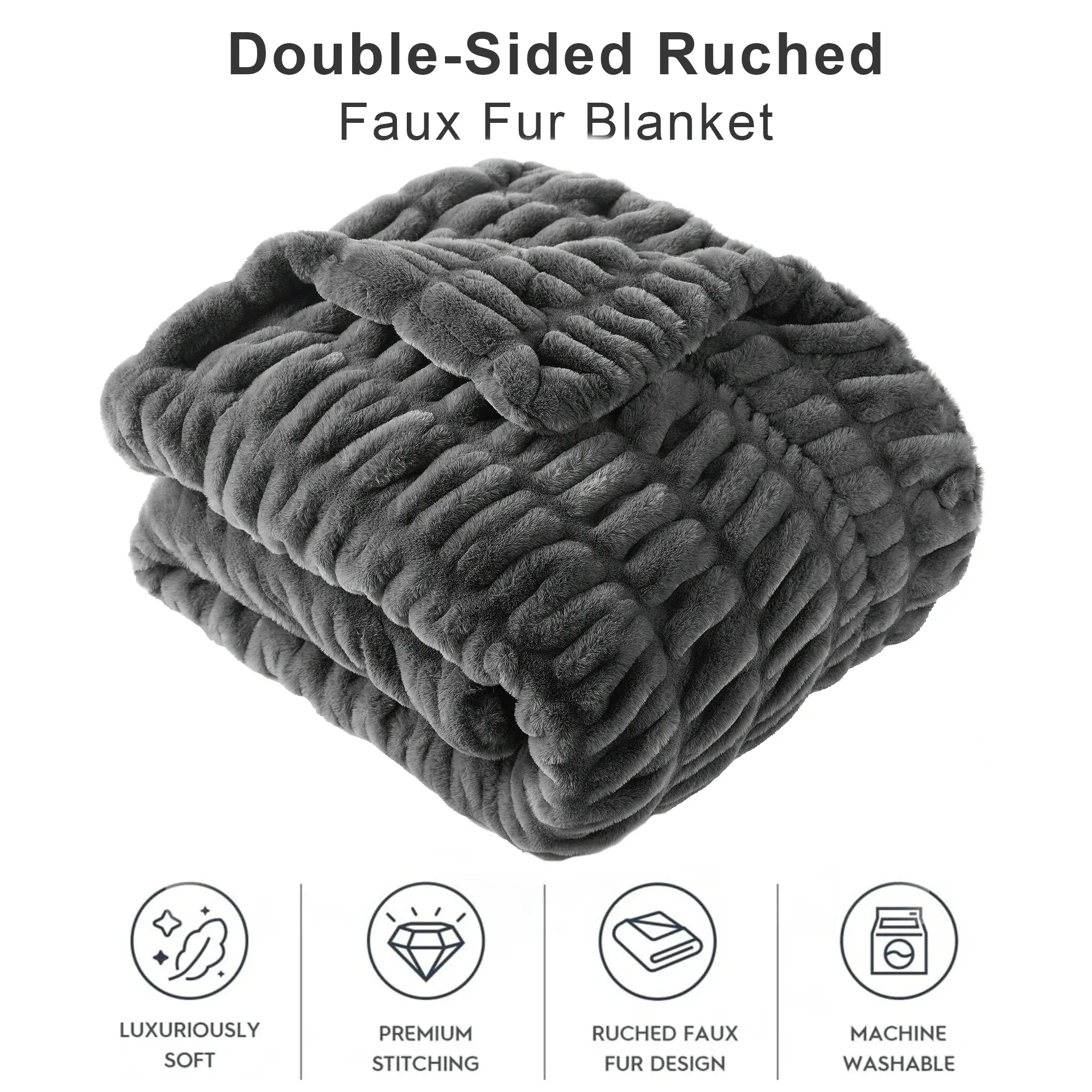 Luxury Faux Fur Throw Blanket - Image 40