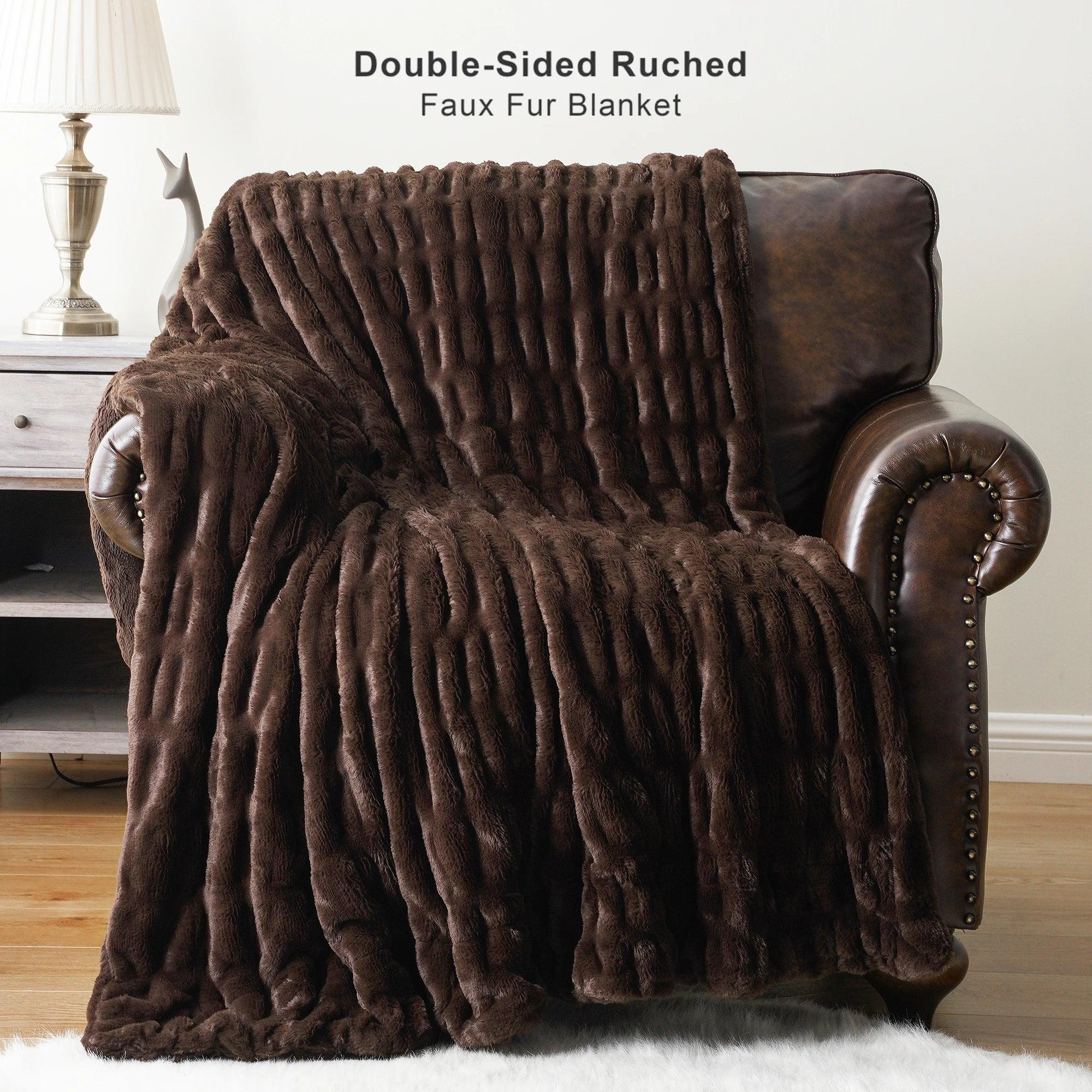 Luxury Faux Fur Throw Blanket - Image 7