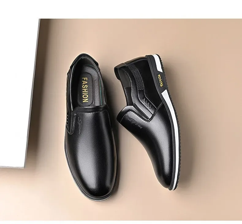 Luxury Men's Leather Shoes Comfortable Loafers Slip on Male Moccasins Non Slip Driving Shoes High Quality Men Shoes Plus Size - Image 10