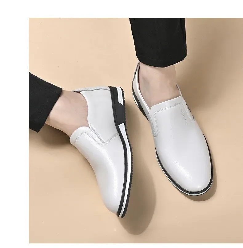 Luxury Men's Leather Shoes Comfortable Loafers Slip on Male Moccasins Non Slip Driving Shoes High Quality Men Shoes Plus Size - Image 12