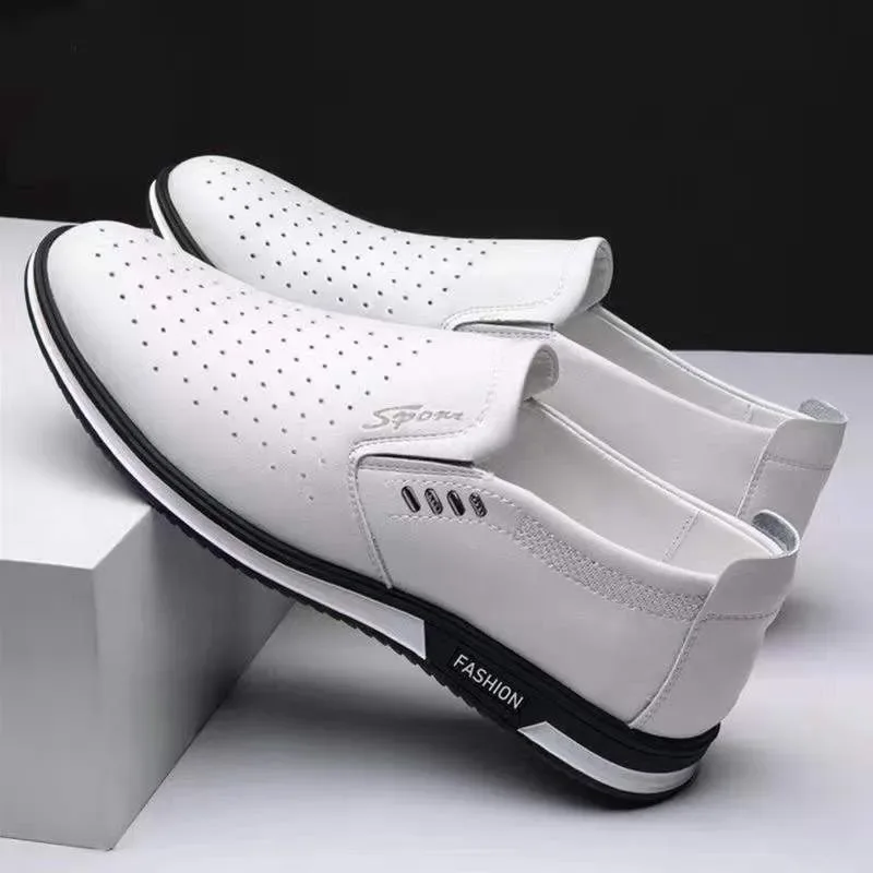Luxury Men's Leather Shoes Comfortable Loafers Slip on Male Moccasins Non Slip Driving Shoes High Quality Men Shoes Plus Size - Image 18