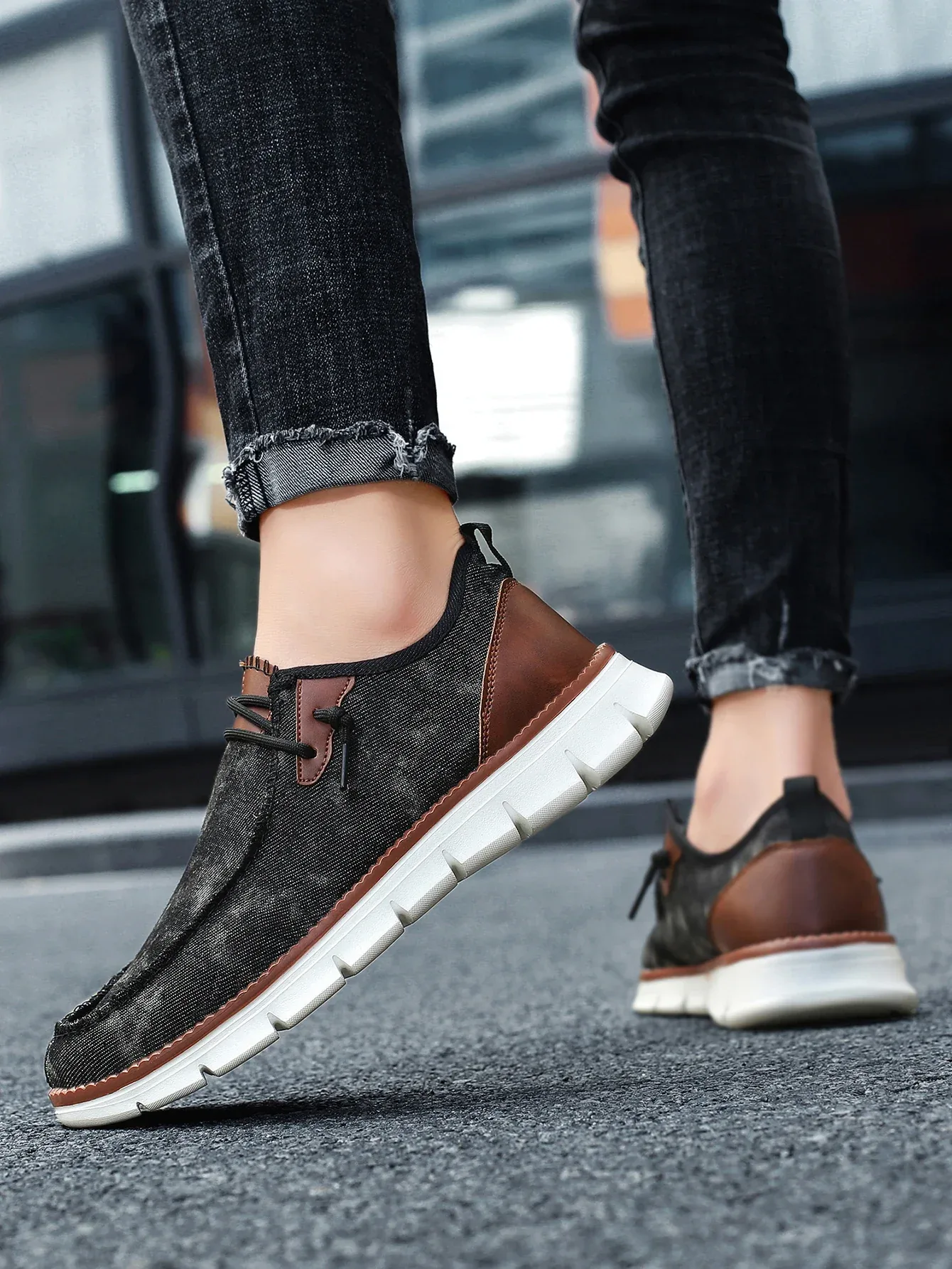 Men Casual Shoes Breathable Loafers Men Sneakers 2024 New Male Comfortable Flat Footwear Sneakers Men Canvas Shoes - Image 10