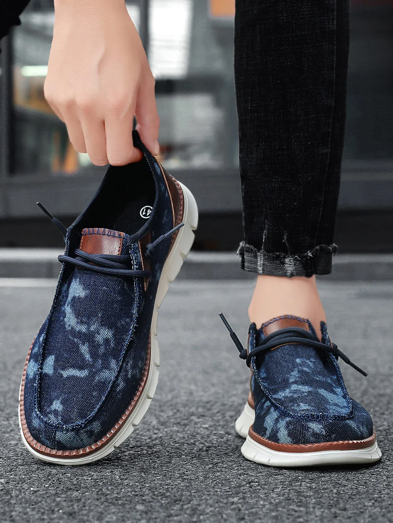Men Casual Shoes Breathable Loafers Men Sneakers 2024 New Male Comfortable Flat Footwear Sneakers Men Canvas Shoes - Image 12