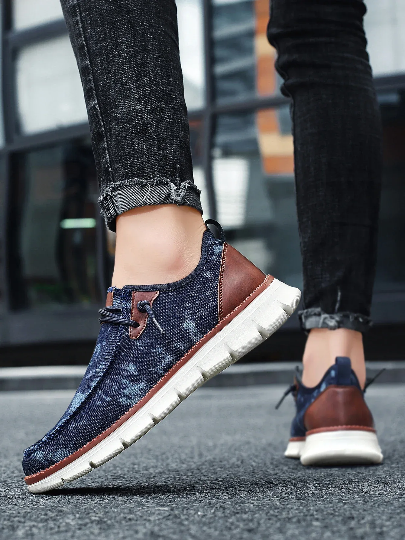 Men Casual Shoes Breathable Loafers Men Sneakers 2024 New Male Comfortable Flat Footwear Sneakers Men Canvas Shoes - Image 14