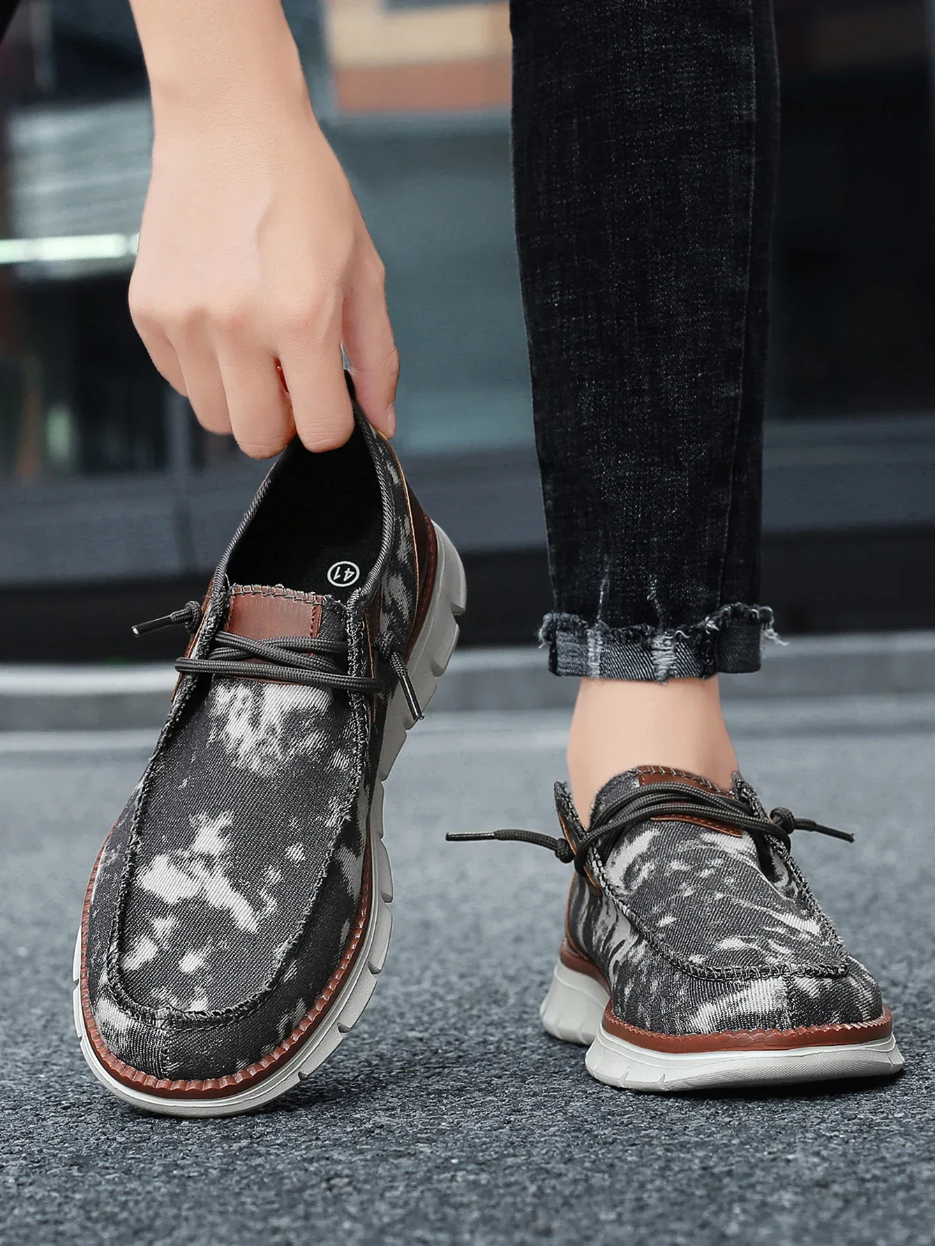 Men Casual Shoes Breathable Loafers Men Sneakers 2024 New Male Comfortable Flat Footwear Sneakers Men Canvas Shoes - Image 16