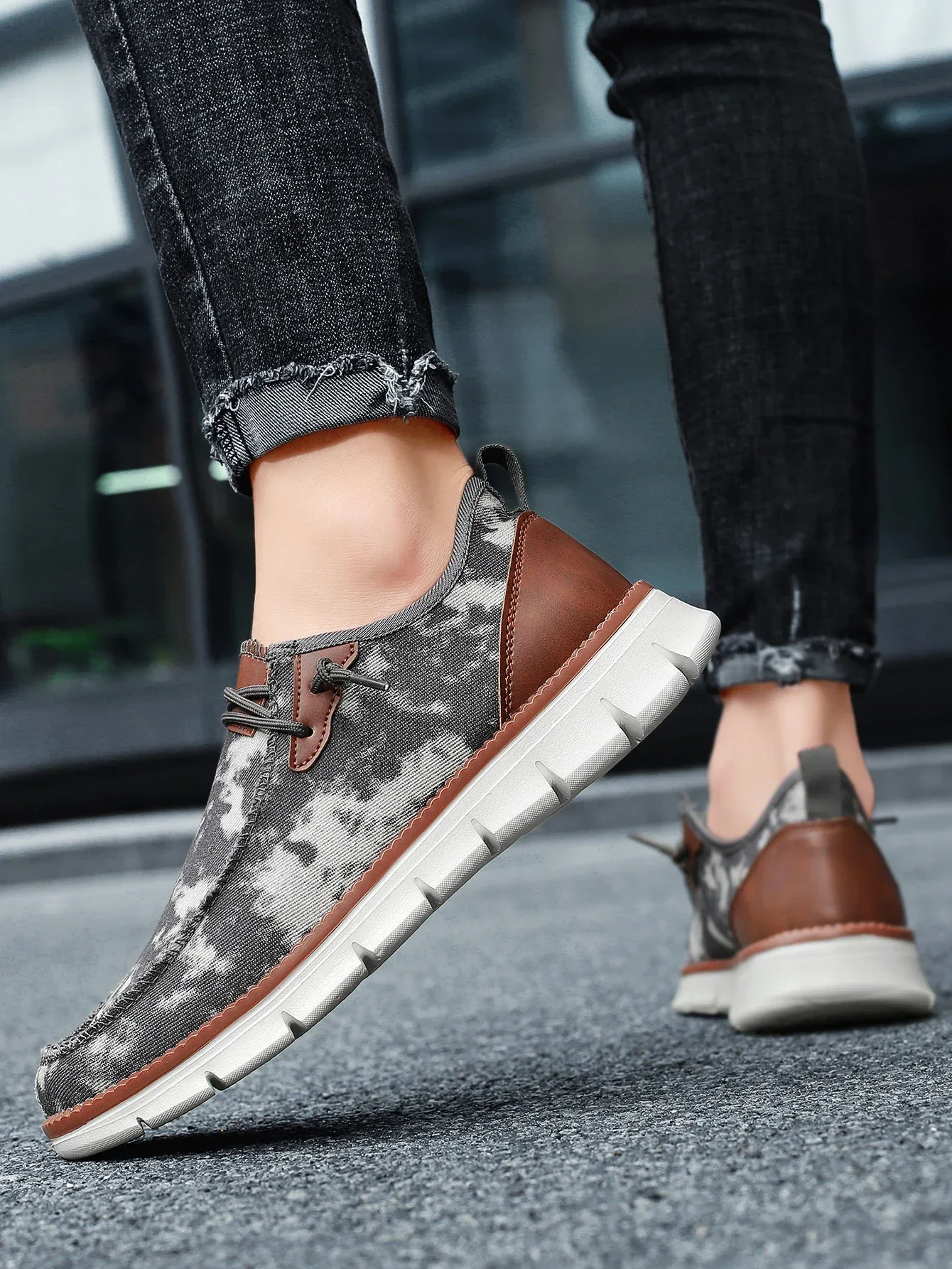 Men Casual Shoes Breathable Loafers Men Sneakers 2024 New Male Comfortable Flat Footwear Sneakers Men Canvas Shoes - Image 18