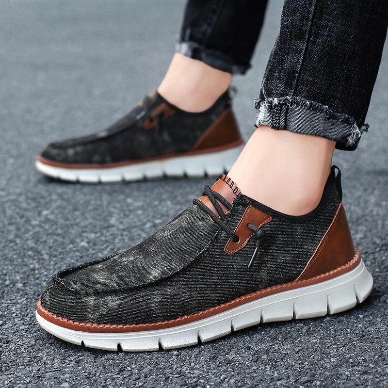 Men Casual Shoes Breathable Loafers Men Sneakers 2024 New Male Comfortable Flat Footwear Sneakers Men Canvas Shoes - Image 4
