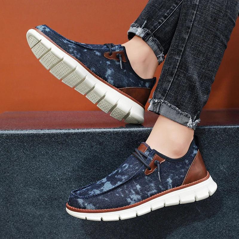 Men Casual Shoes Breathable Loafers Men Sneakers 2024 New Male Comfortable Flat Footwear Sneakers Men Canvas Shoes - Image 5