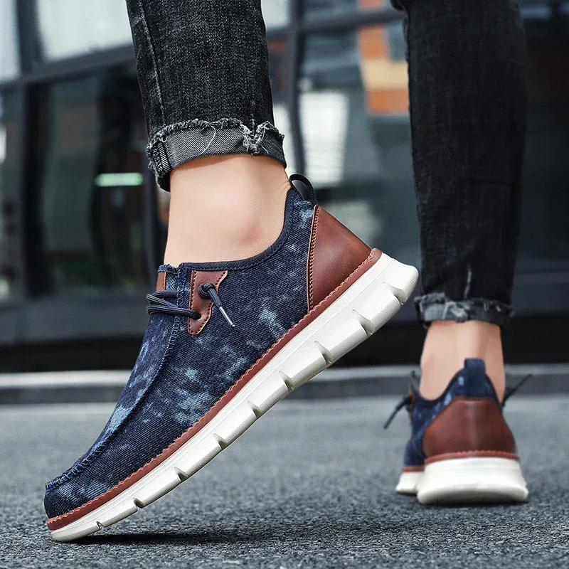 Men Casual Shoes Breathable Loafers Men Sneakers 2024 New Male Comfortable Flat Footwear Sneakers Men Canvas Shoes - Image 6