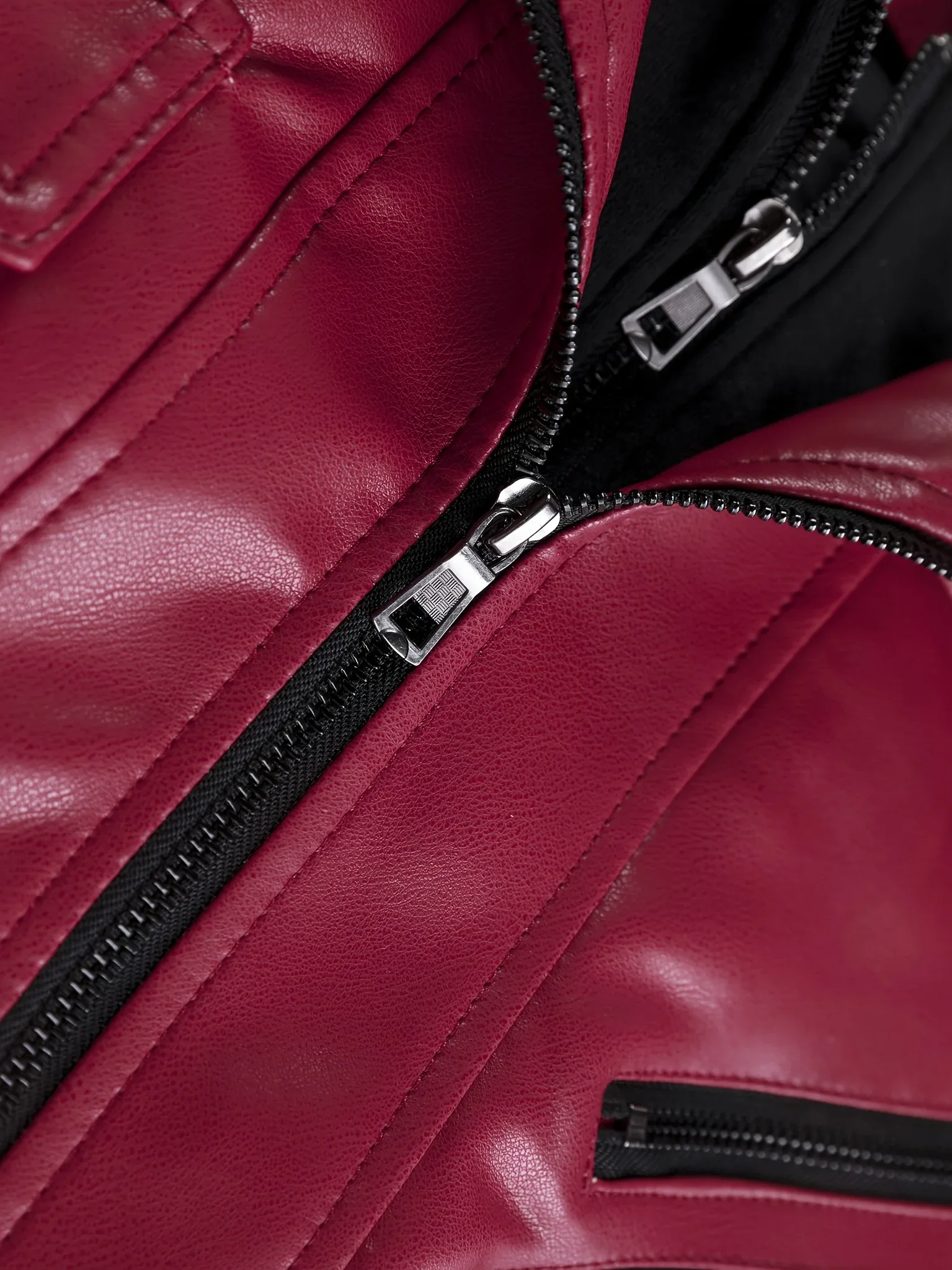 Men’s Hooded Leather Jacket - Image 22