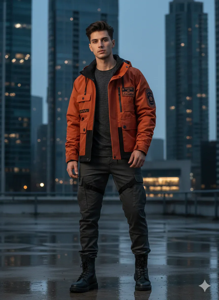 Outdoor Windproof Cargo Jacket - Image 3