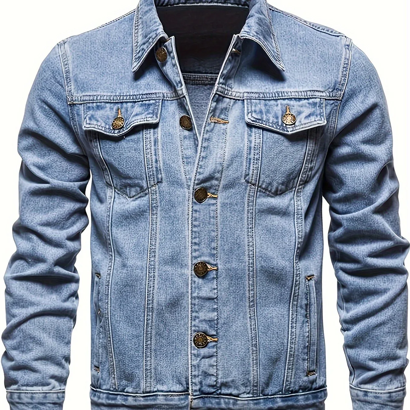Men’s Trend Denim Jacket - Image 16