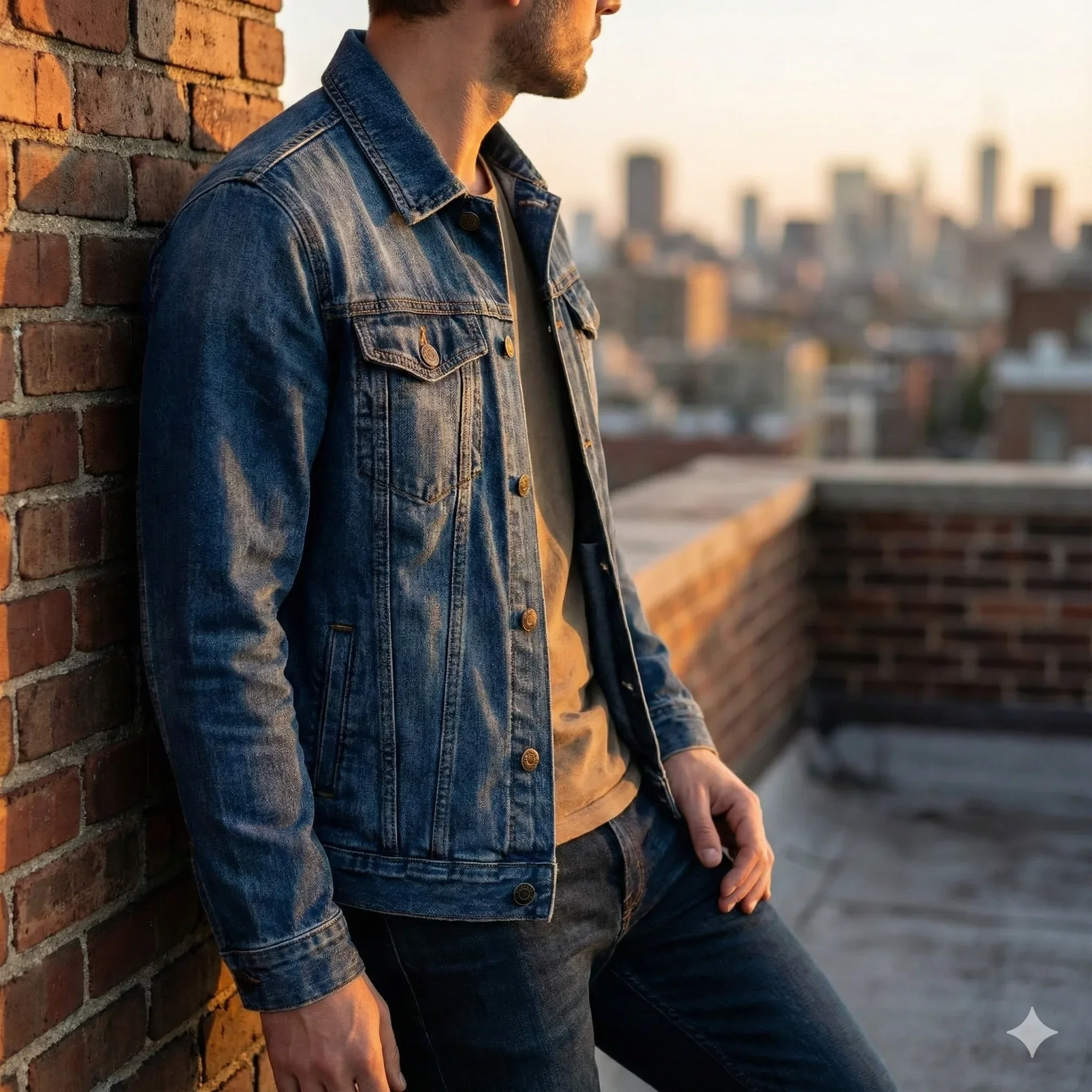 Men’s Trend Denim Jacket - Image 2