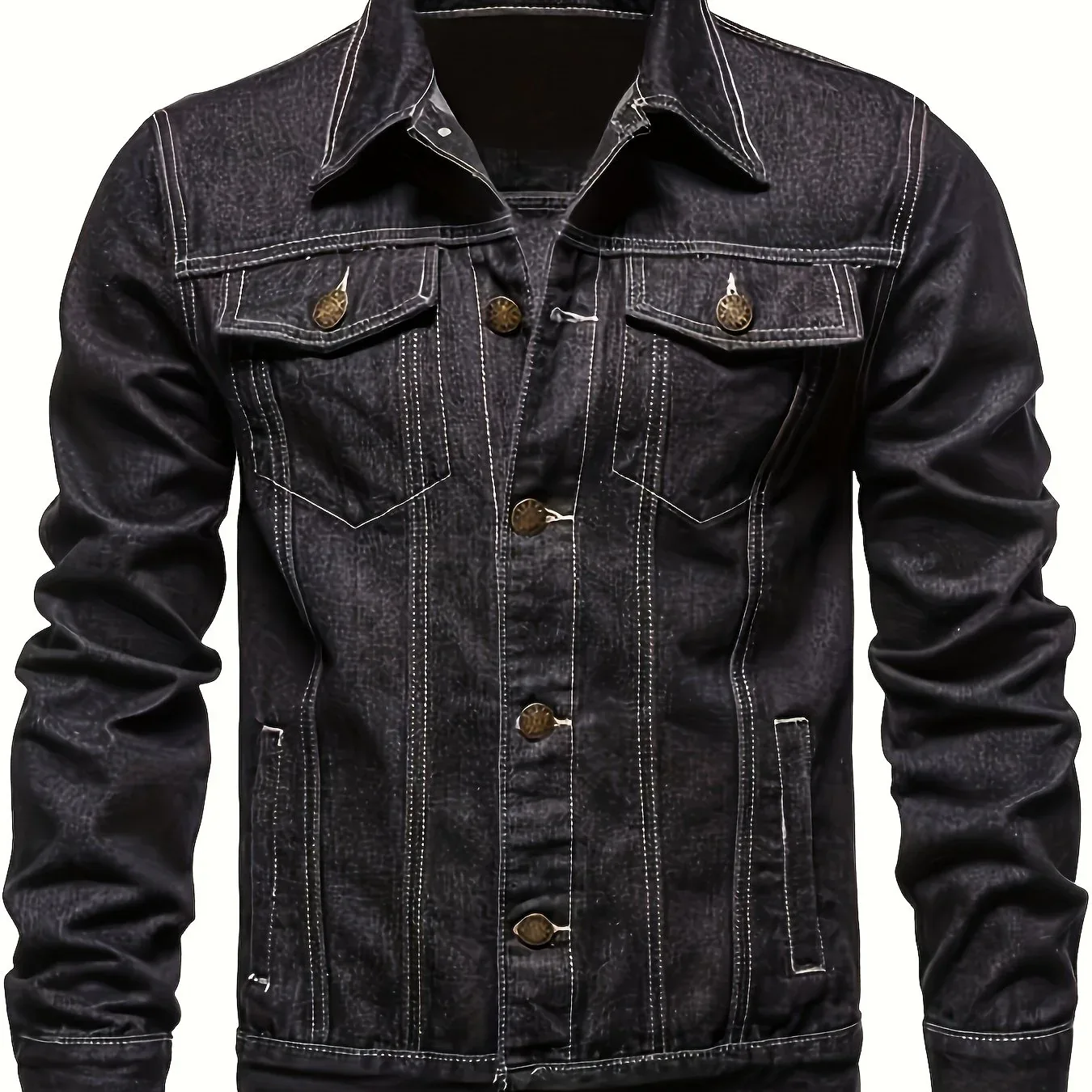 Men’s Trend Denim Jacket - Image 6