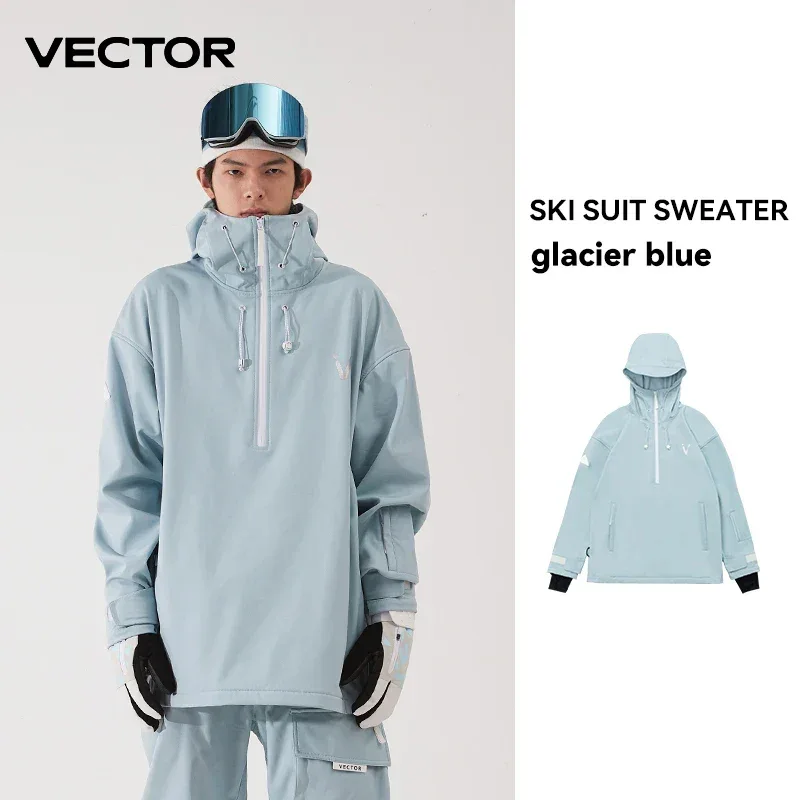 Men Women Solid Color Ski Jacket Ski Pants Warm Windproof Winter Overalls Hoodie Waterproof Outdoor Sports Clothing Snowboard - Image 38