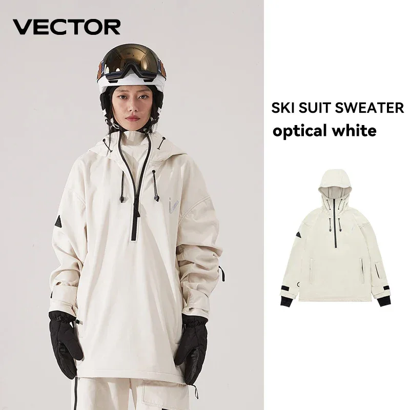 Men Women Solid Color Ski Jacket Ski Pants Warm Windproof Winter Overalls Hoodie Waterproof Outdoor Sports Clothing Snowboard - Image 45