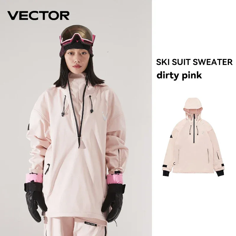 Men Women Solid Color Ski Jacket Ski Pants Warm Windproof Winter Overalls Hoodie Waterproof Outdoor Sports Clothing Snowboard - Image 46