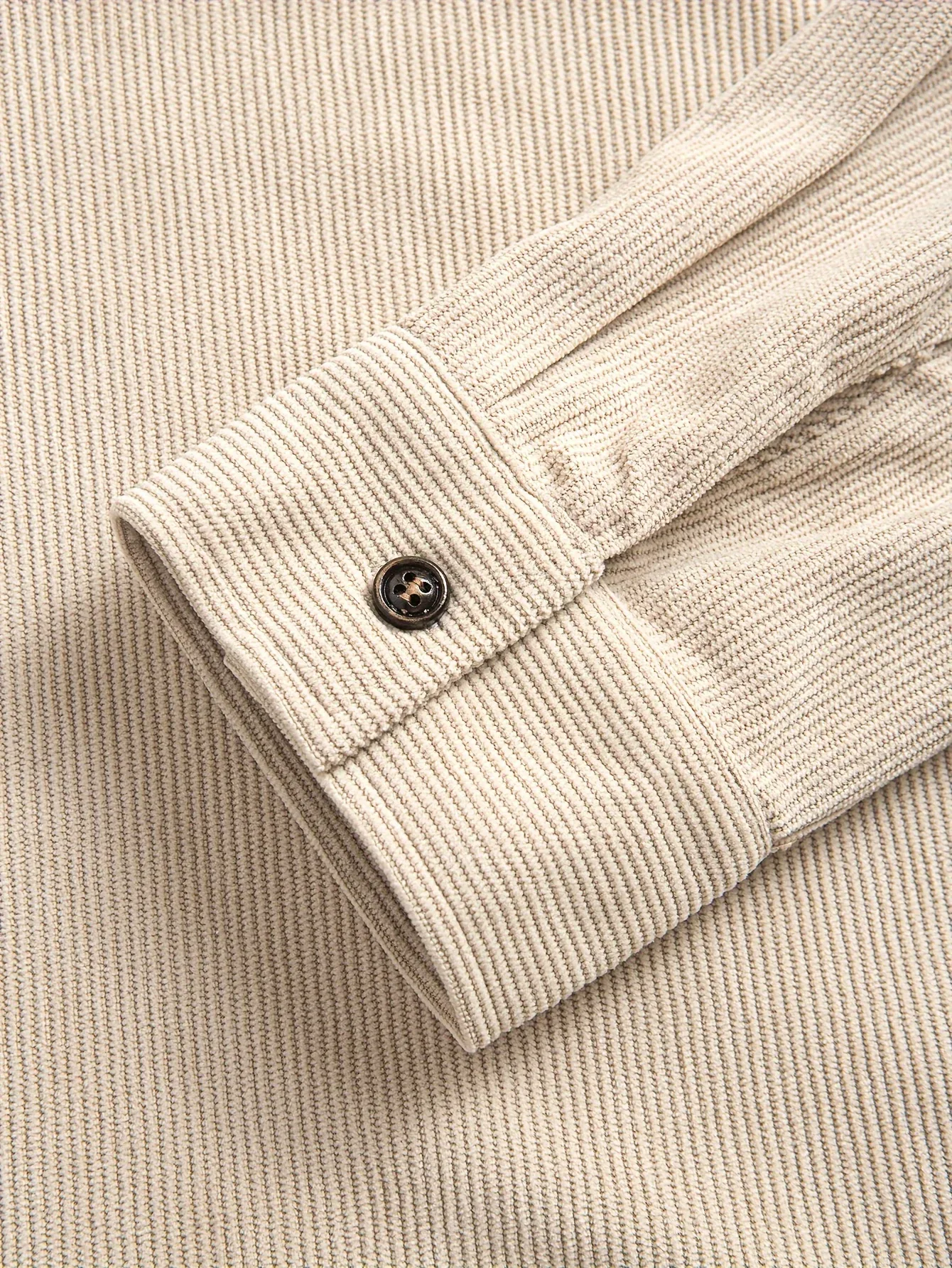 Men'S Corduroy Casual Shirt Jacket - Classic Collar, Button-Up Long Sleeve with Double Chest Pockets, Light Blue, Perfect for Spring & Fall, Everyday Fashion, Street Style, and Office Wear - Image 50