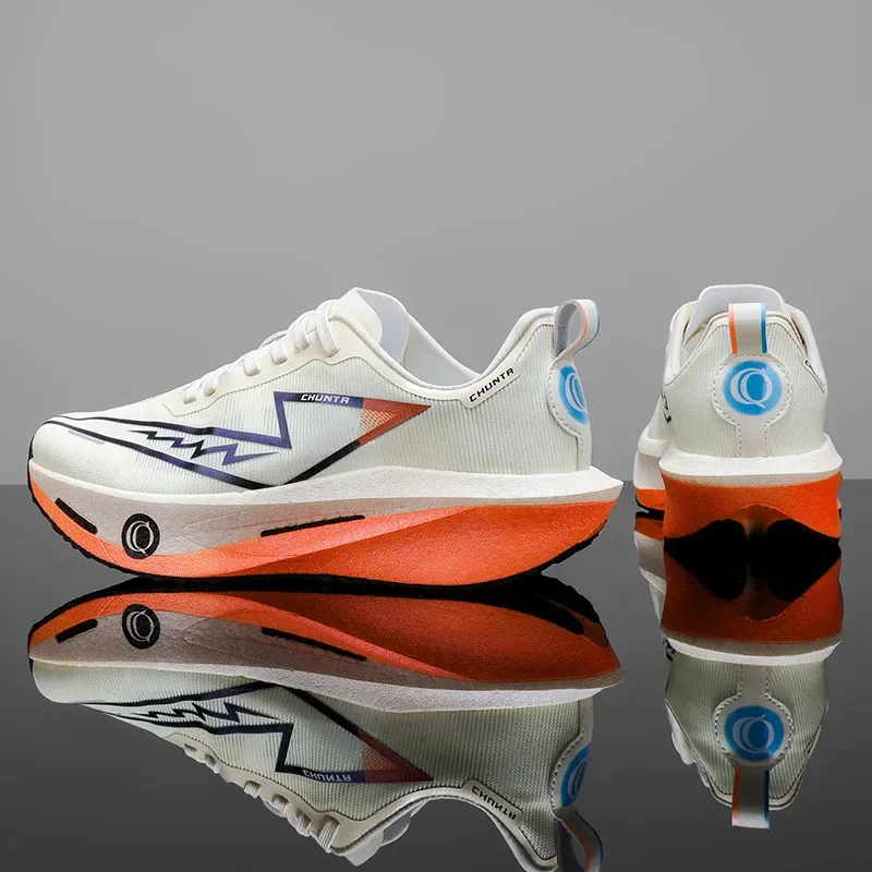 Montero Milan Men's Fashionable Casual and Comfortable Sports Running Shoes - Breathable Fabric Upper, Non-Slip and Wear-Resistant Cushioning Soles, Round-Toe Lace-Up Casual Running Shoes, Suitable for All Seasons - Image 4