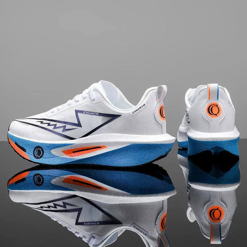 Montero Milan Men's Fashionable Casual and Comfortable Sports Running Shoes - Breathable Fabric Upper, Non-Slip and Wear-Resistant Cushioning Soles, Round-Toe Lace-Up Casual Running Shoes, Suitable for All Seasons - Image 6