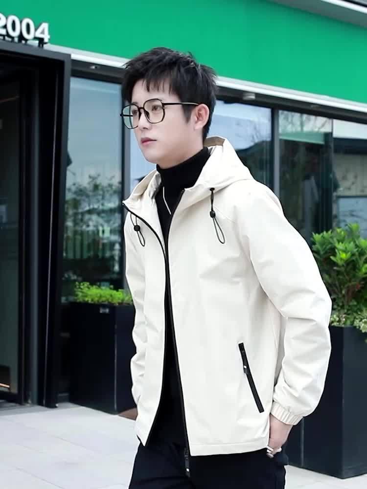 Men'S Heavy-Duty Fleece Jacket - Windproof Zip-Up Coat with Full-Zip Closure, Hooded Winter Coat for Cold Weather, Non-Stretch Fabric for Everyday & Formal Events - Image 11