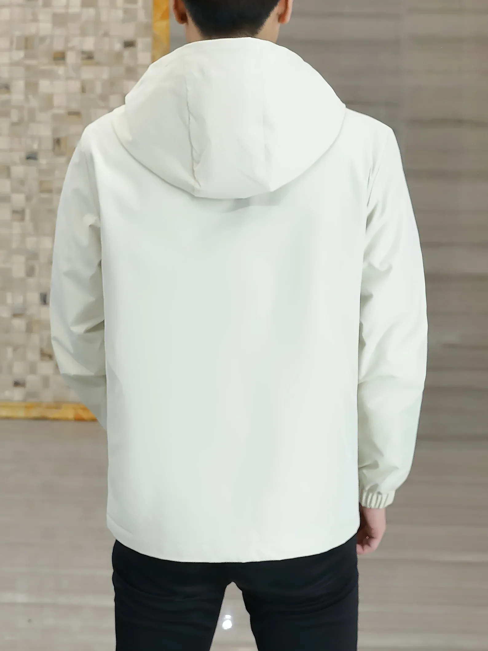 Men'S Heavy-Duty Fleece Jacket - Windproof Zip-Up Coat with Full-Zip Closure, Hooded Winter Coat for Cold Weather, Non-Stretch Fabric for Everyday & Formal Events - Image 17