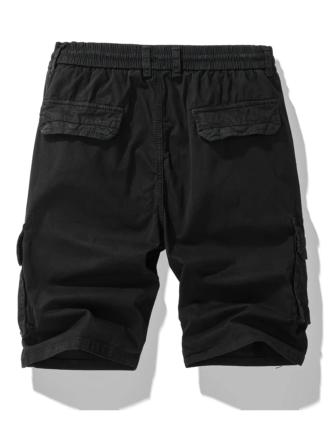 Men'S Heavy-Duty Work Shorts - Olive Green Cargo Pants with Multiple Utility Pockets, Non- Fabric for Construction, Outdoor, Everyday Casual - Adjustable Drawstring Waist - Model 9385, Outdoor Apparel, Functional Design, Dura - Image 7