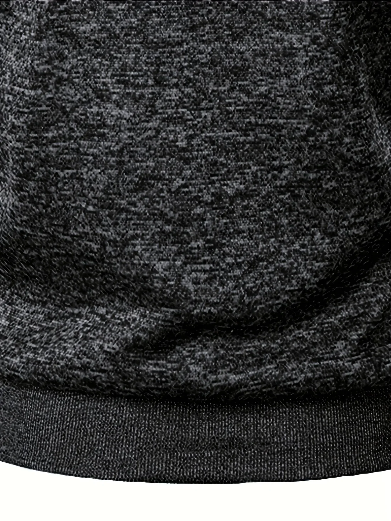 Men'S Hooded Zip-Up Sweater Jacket - Long Sleeve Thin Fleece-Lined Casual Outerwear with Front Pockets, Solid Black, Regular Fit for Fall & Winter, Autumn Winter Apparel | Hooded Sweater | Zippered Jacket, Knit, Men Hoodie Zi - Image 19