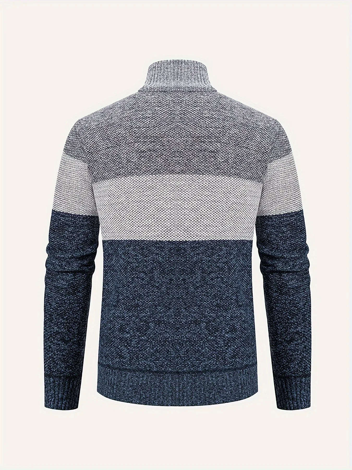 Men'S Knitted Cardigan with a Stand-Up Collar, a Casual And Stylish Outerwear. - Image 8