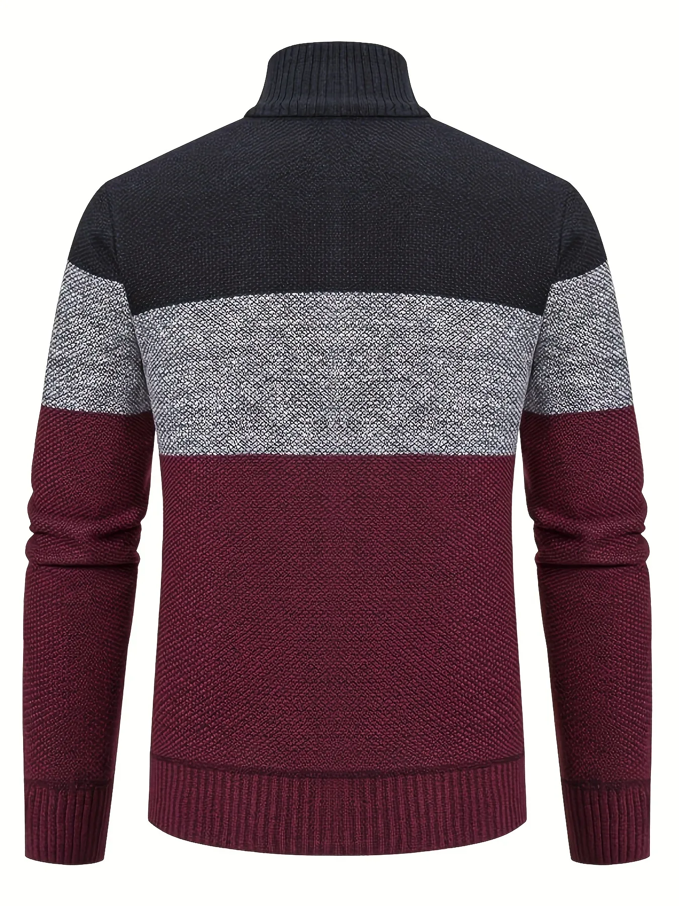 Men'S Knitted Cardigan with a Stand-Up Collar, a Casual And Stylish Outerwear. - Image 9