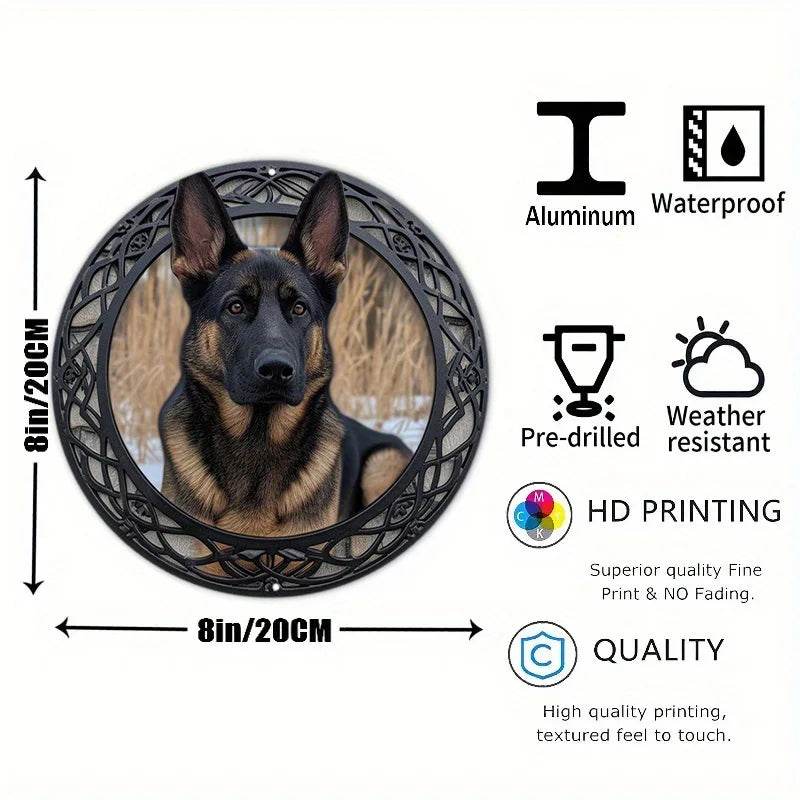 German Shepherd Flat 3D Ornament - Image 6