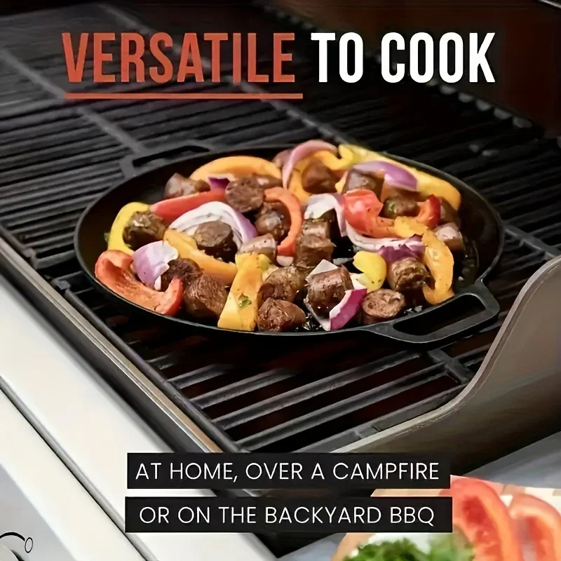 Multi-Function Cast Iron Griddle Skillet - Image 8