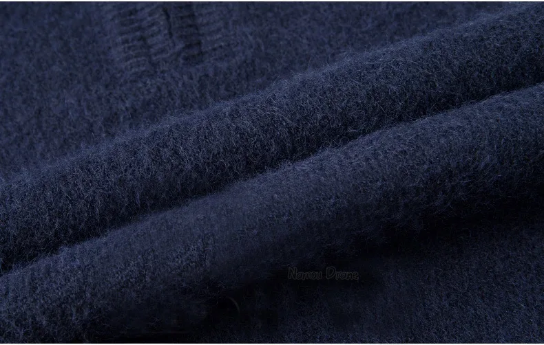 New Men Cashmere Sweater for Warm Comfort Knitted Long Sleeved O-neck Zipper Pullover Alpaca Sweater Male Brand - Image 7