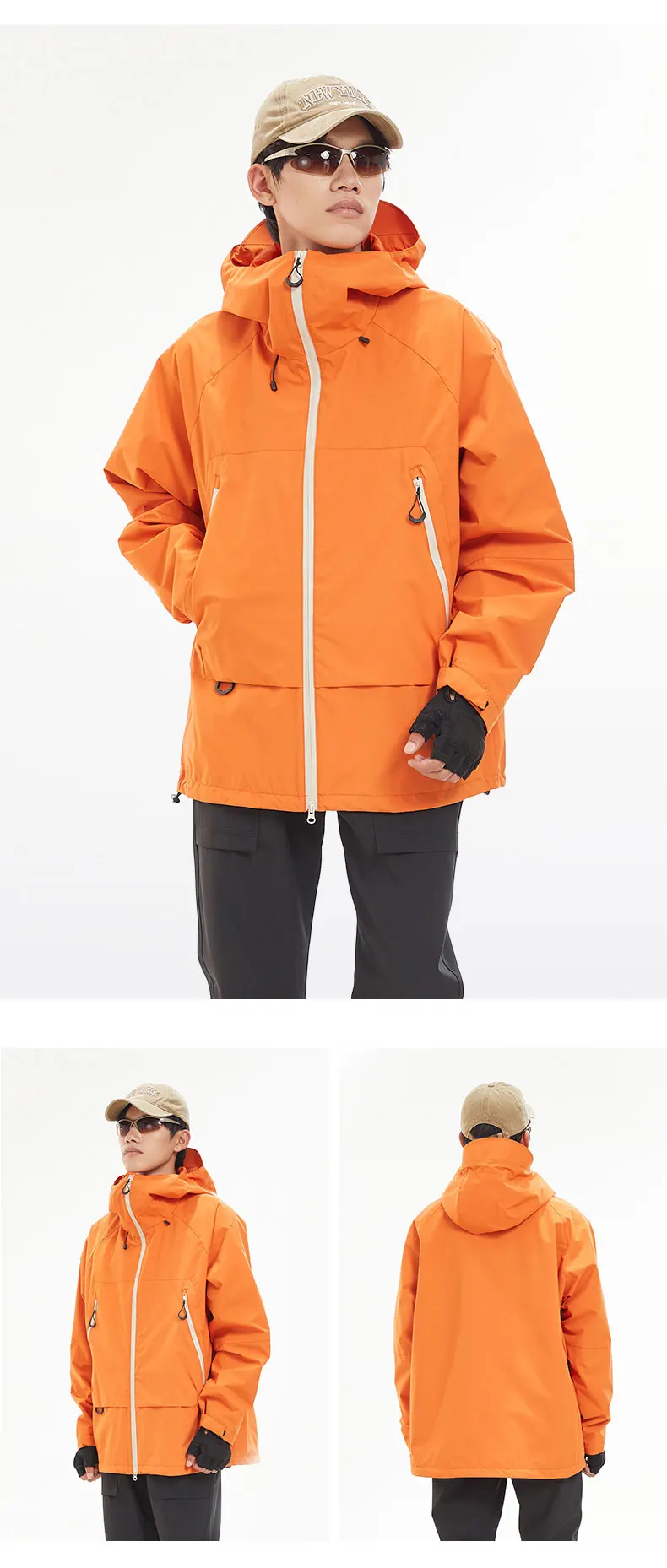 New Men Waterproof Hiking Jacket Women Windproof Sports Coat High Quality Hooded Jacket Outdoor Ride Climbing Running Jacket - Image 16