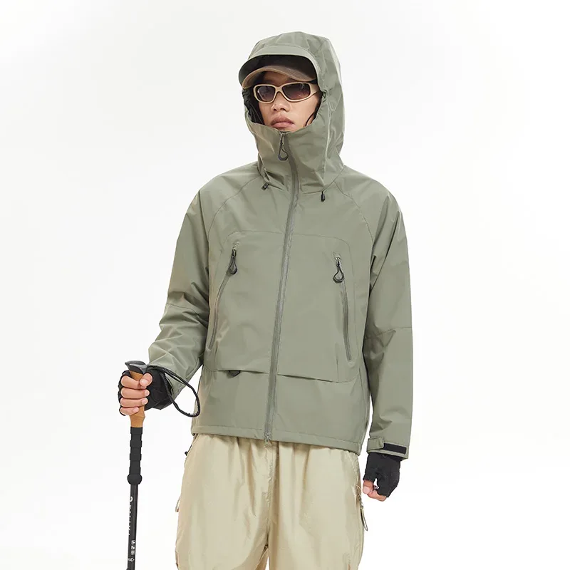 New Men Waterproof Hiking Jacket Women Windproof Sports Coat High Quality Hooded Jacket Outdoor Ride Climbing Running Jacket - Image 27