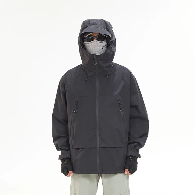 New Men Waterproof Hiking Jacket Women Windproof Sports Coat High Quality Hooded Jacket Outdoor Ride Climbing Running Jacket - Image 29
