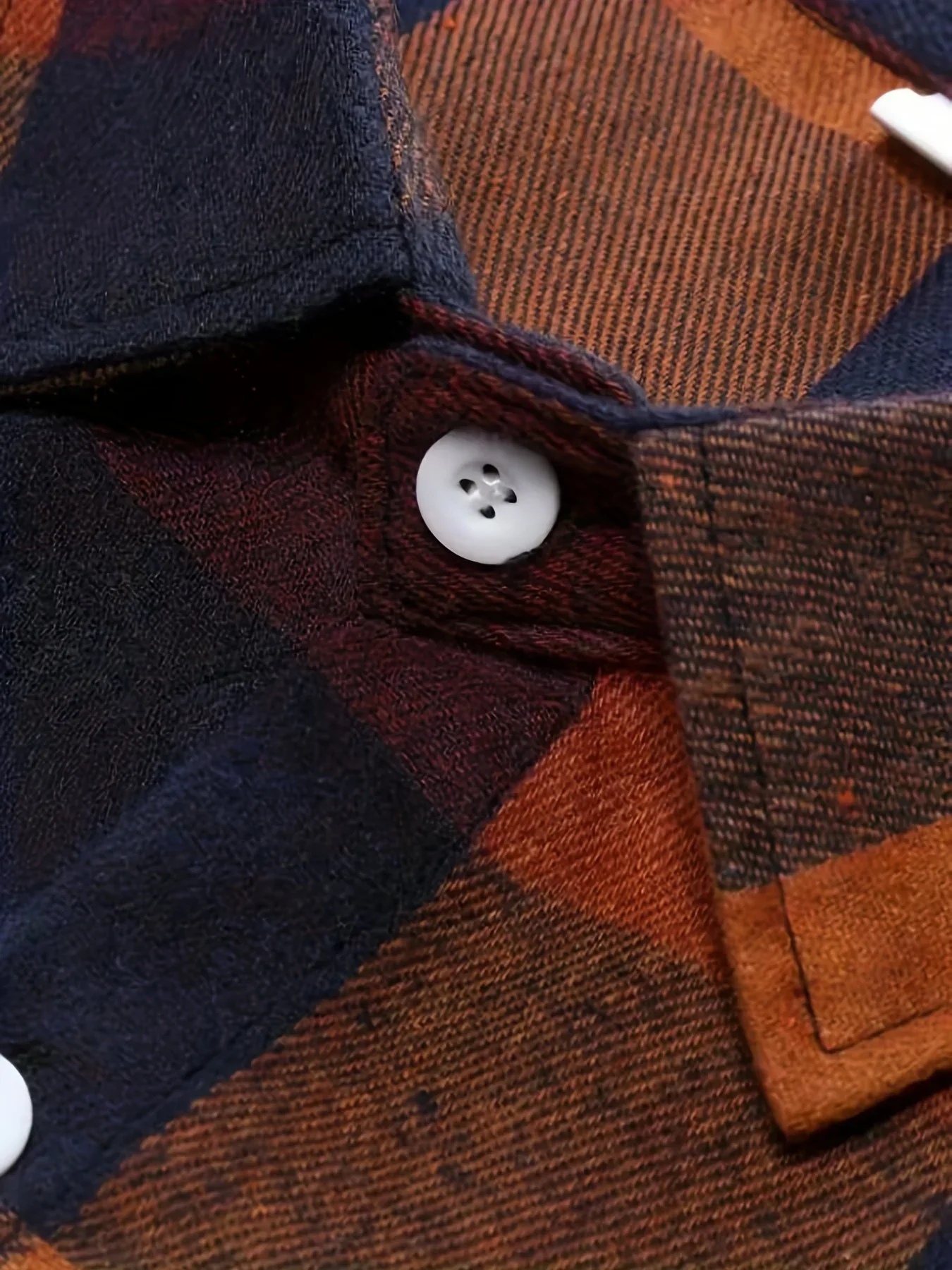 Plaid Pattern Men's Casual Retro Long Sleeve Button Up Shirt For Spring Fall Outdoor - Image 9