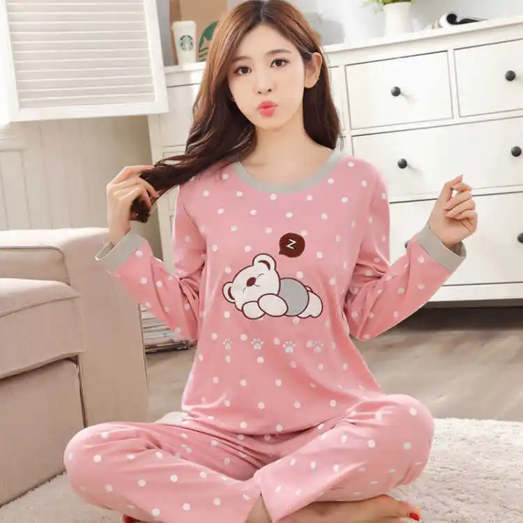 Polka Dot Bear Pajama Set - Image 8
