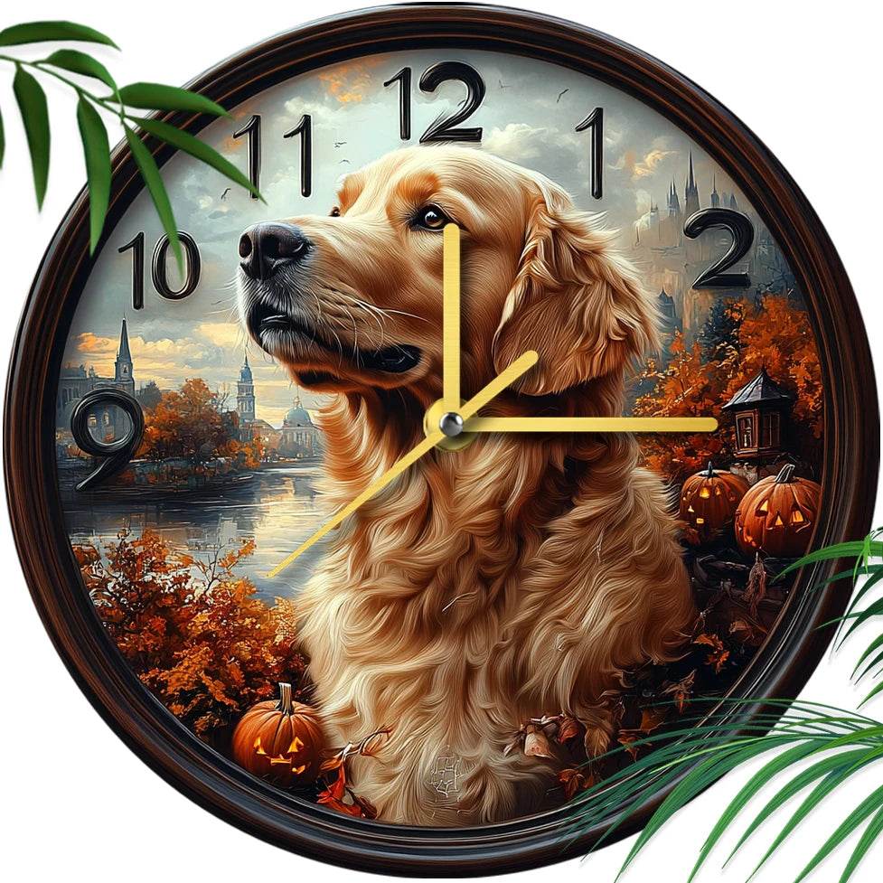 Golden Retriever Silent Wall Clock - Image 5