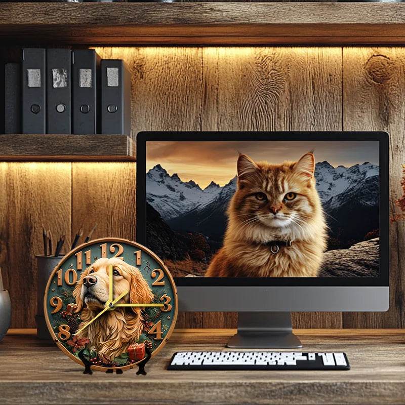 Golden Retriever Silent Wall Clock - Image 6