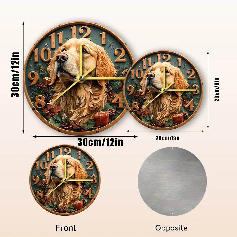 Golden Retriever Silent Wall Clock - Image 9