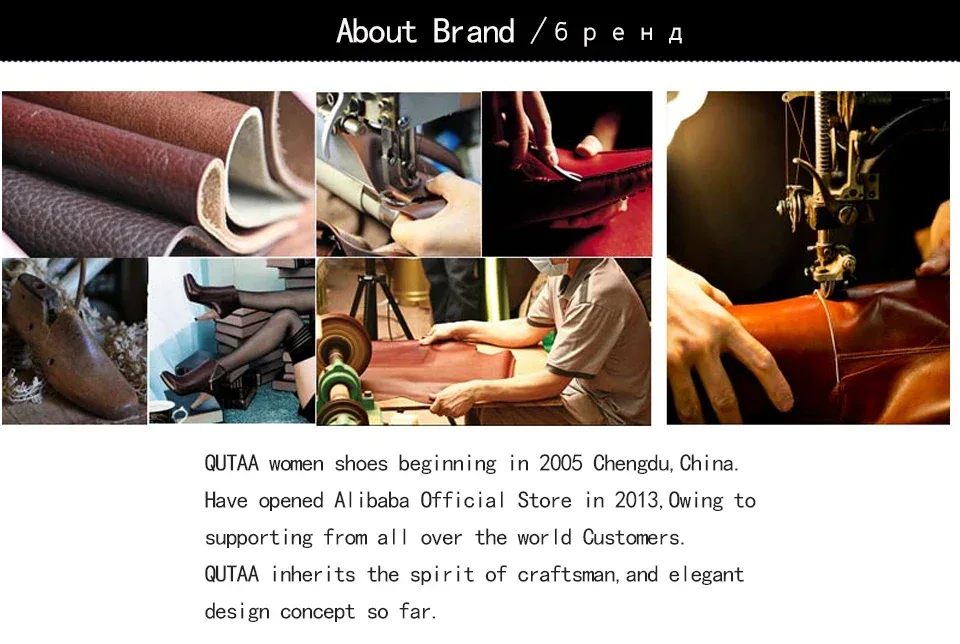 QUTAA News Fashion Winter Women Knee High Boots Pointed Toe Woman Shoes Low Kitten Heels Cow Leather Long Boots Dress Size 34-43 - Image 23