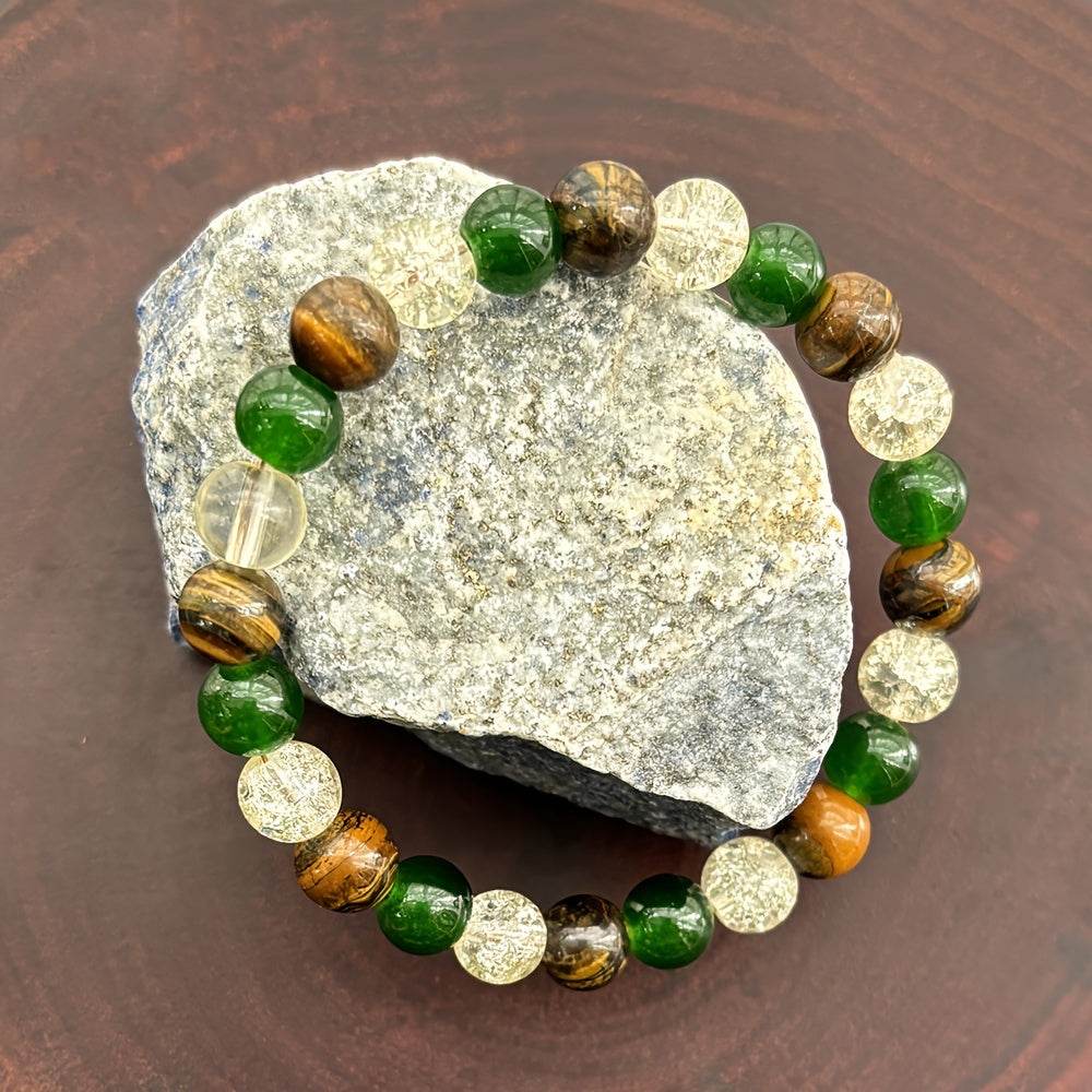 Relaxing Success Enhancing Prosperity & Abundance Wristband - Healing Jewelry Gift for Relaxation and Success - Image 4