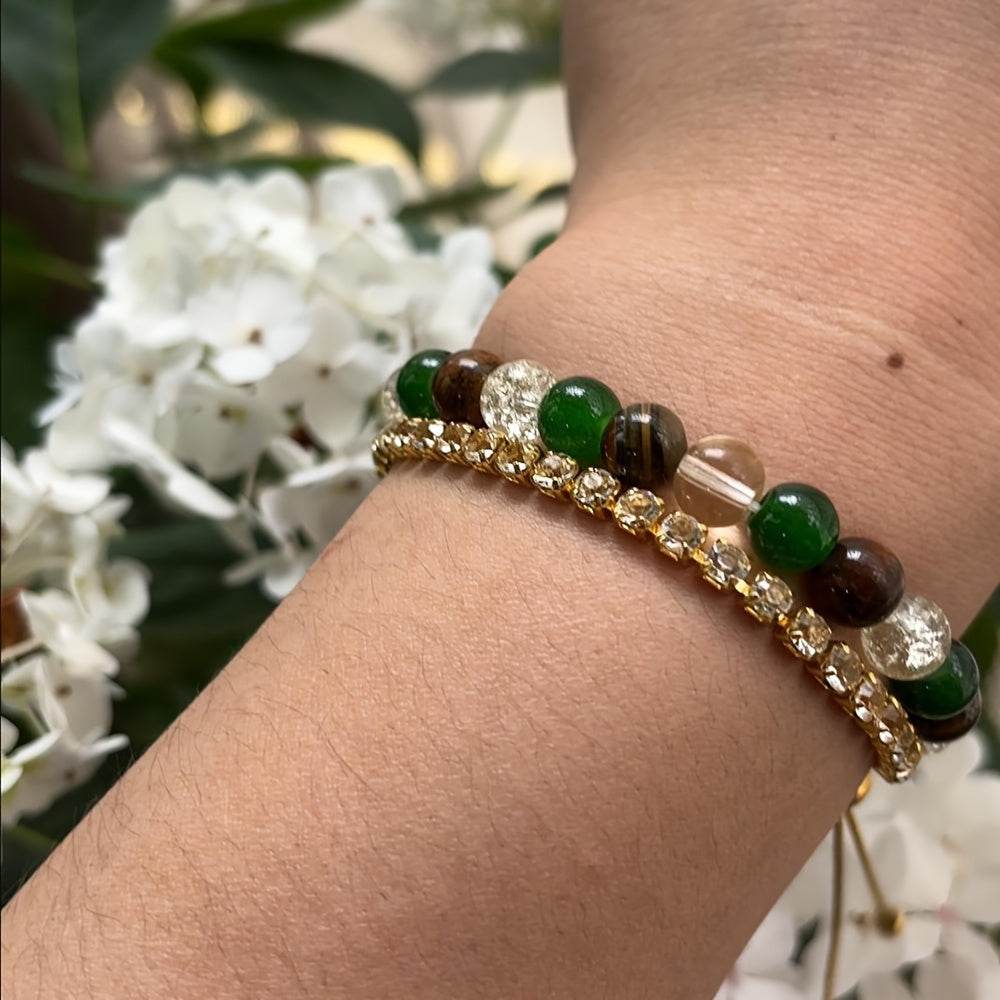 Relaxing Success Enhancing Prosperity & Abundance Wristband - Healing Jewelry Gift for Relaxation and Success - Image 5