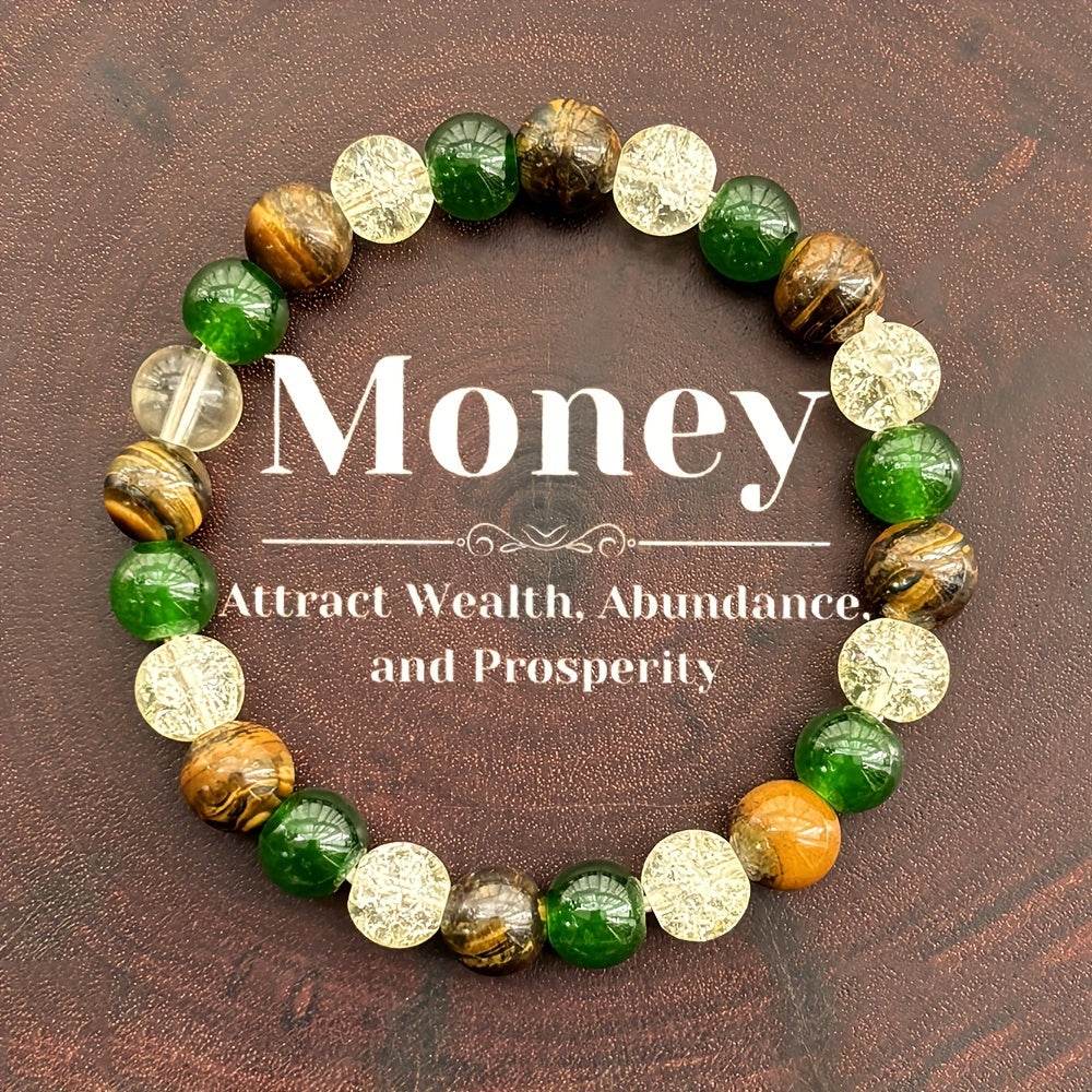 Relaxing Success Enhancing Prosperity & Abundance Wristband - Healing Jewelry Gift for Relaxation and Success - Image 7