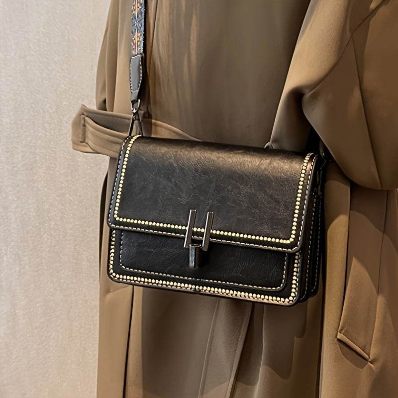 Retro Flap Mini Shoulder Bag - Image 8