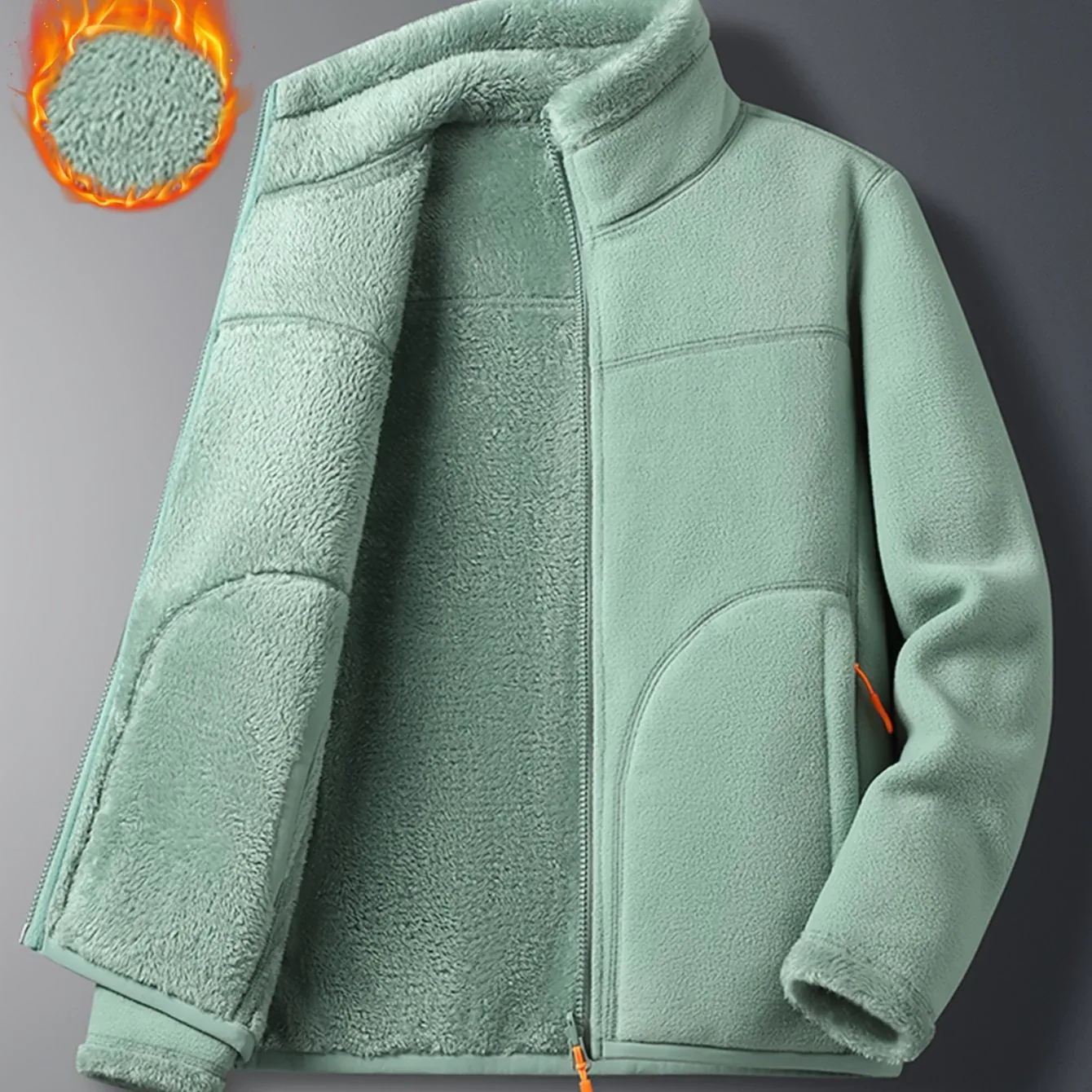 Reversible Sherpa Fleece Jacket - Image 10