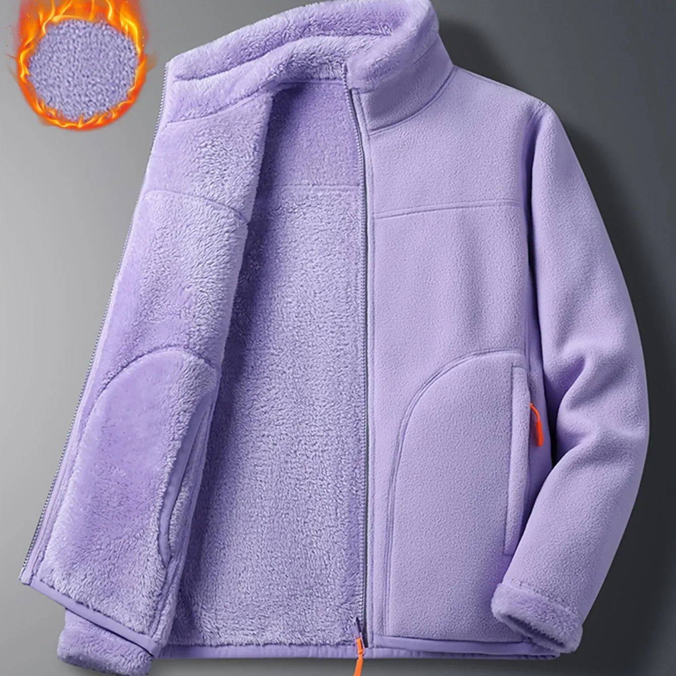 Reversible Sherpa Fleece Jacket - Image 12