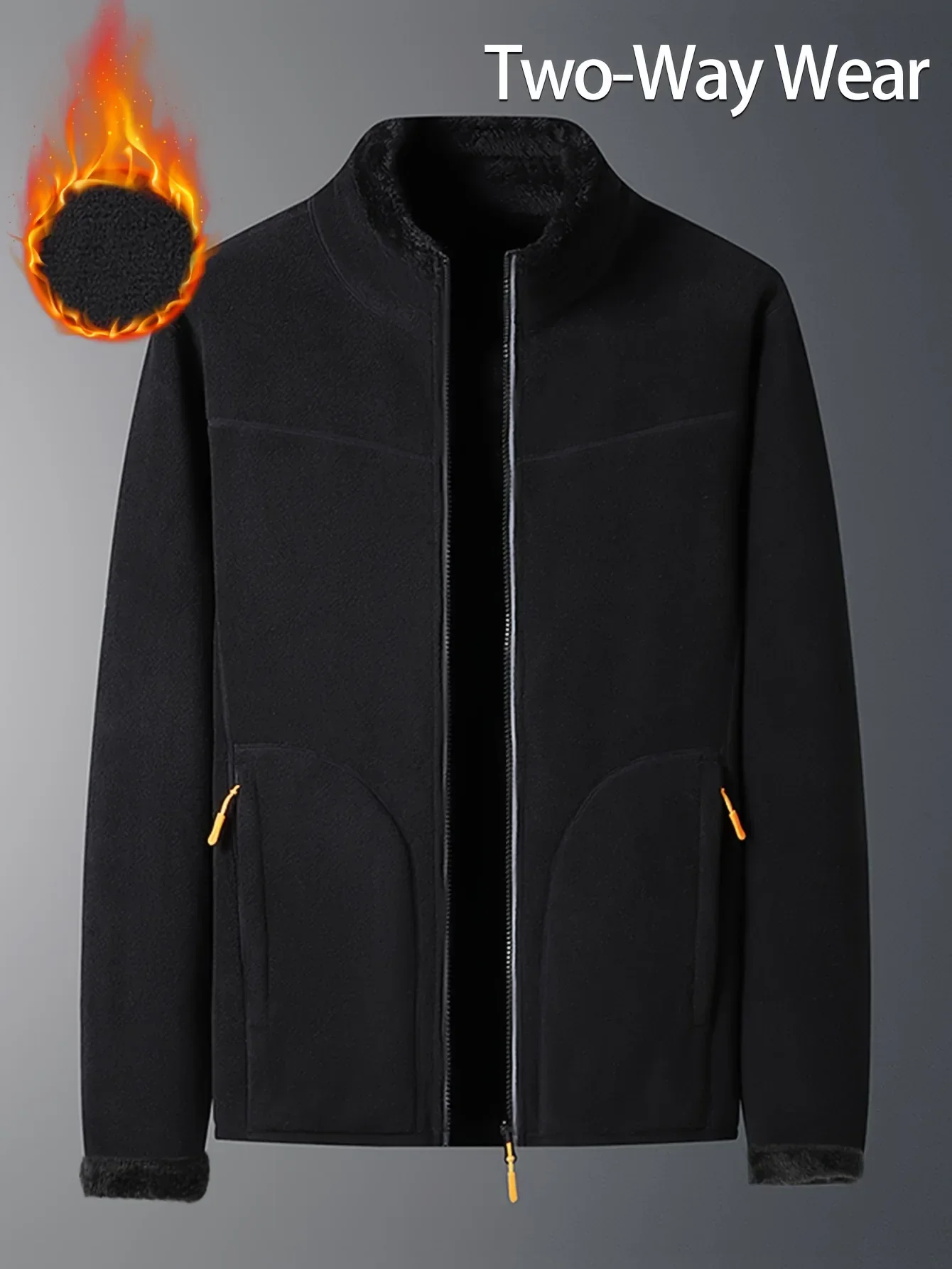 Reversible Sherpa Fleece Jacket - Image 15
