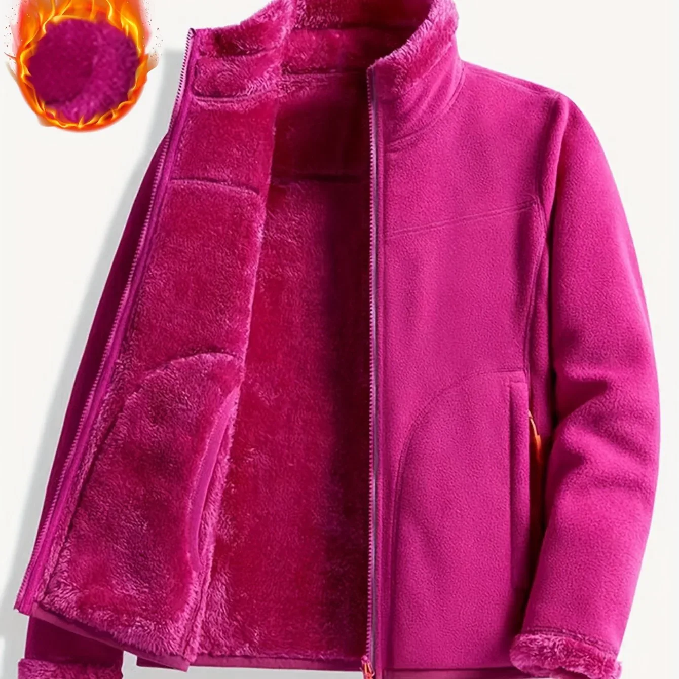 Reversible Sherpa Fleece Jacket - Image 17